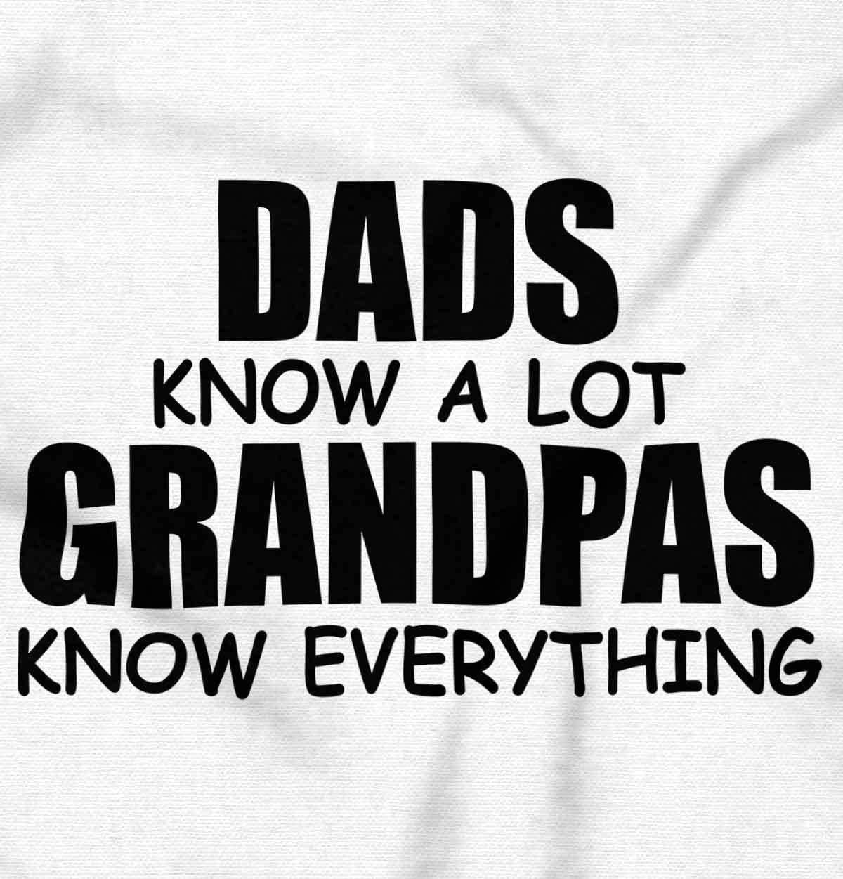 imageDad Knows A lot Grandpa Everything Hoodie Hooded Sweatshirt MenWhite