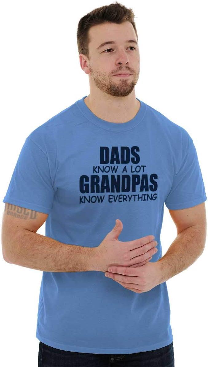 imageDad Knows A lot Grandpa Everything Mens Graphic T Shirt TeesCarolina Blue