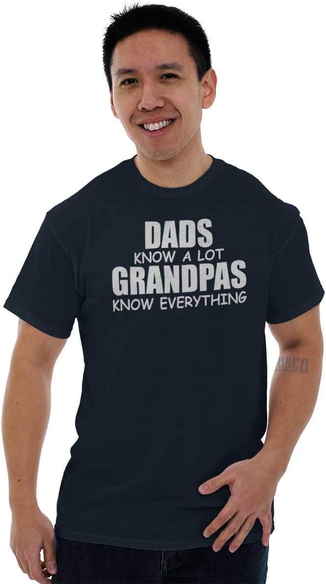 imageDad Knows A lot Grandpa Everything Mens Graphic T Shirt TeesNavy