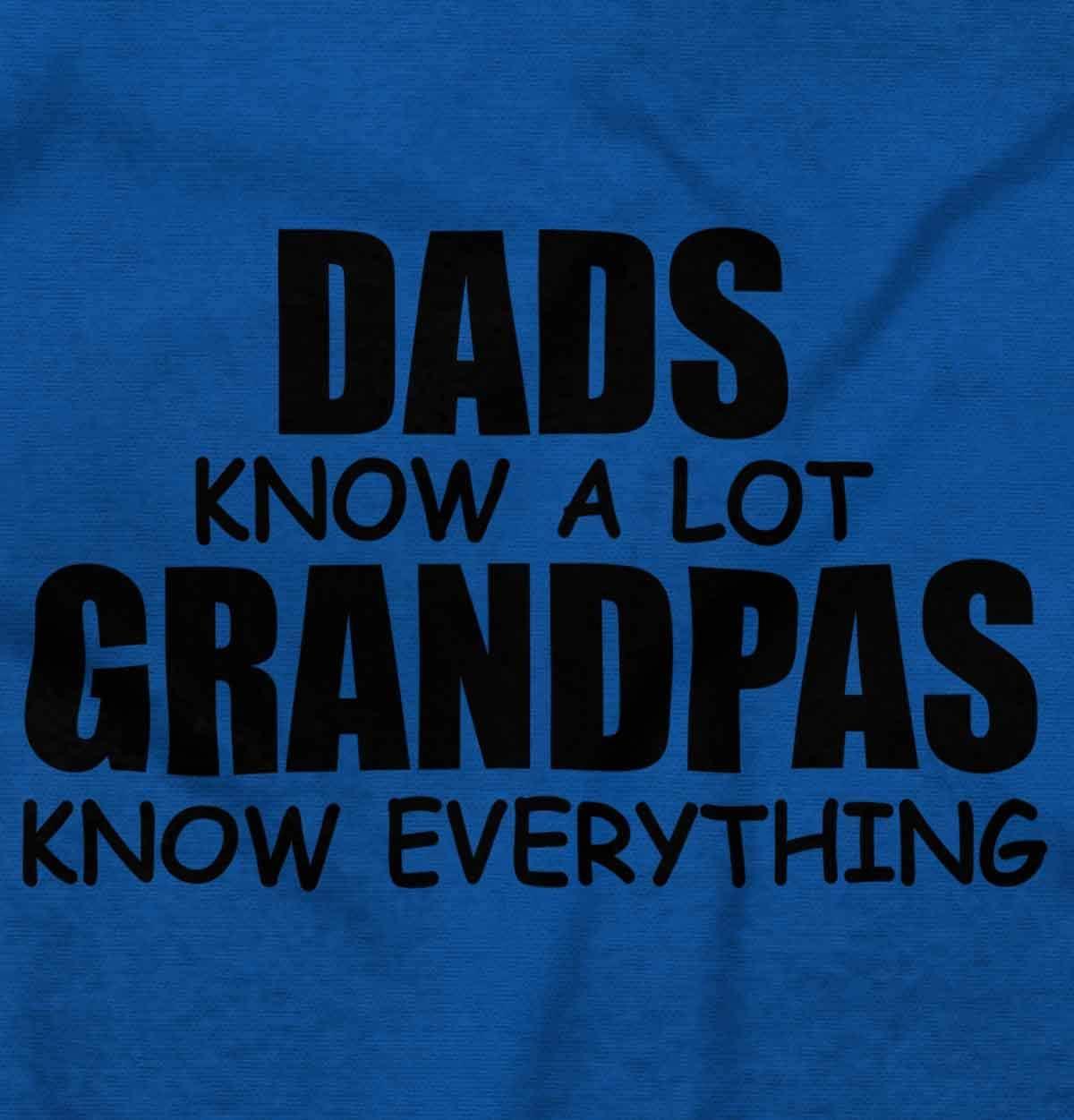 imageDad Knows A lot Grandpa Everything Mens Graphic T Shirt TeesRoyal