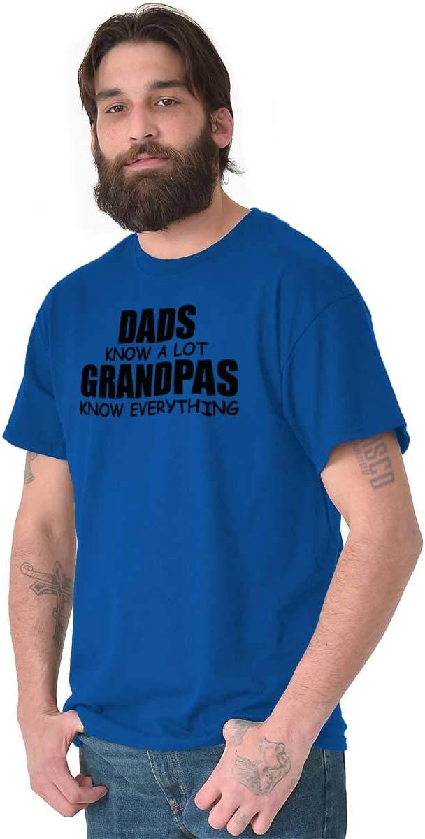 imageDad Knows A lot Grandpa Everything Mens Graphic T Shirt TeesRoyal