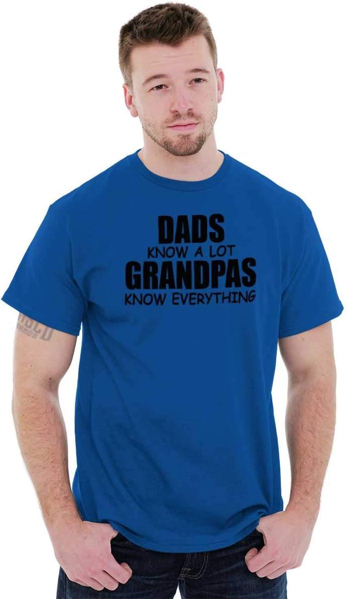 imageDad Knows A lot Grandpa Everything Mens Graphic T Shirt TeesRoyal