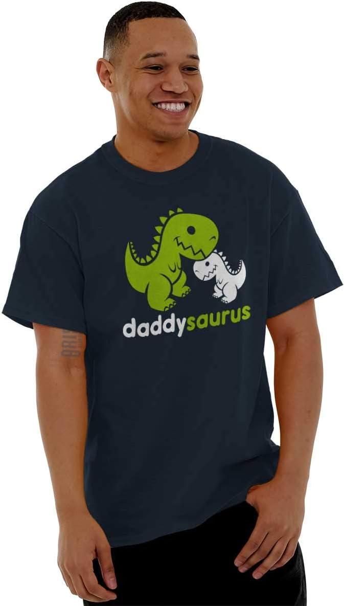 imageFathers Daddysaurus Trex Dinosaur Dad Mens Graphic T Shirt TeesNavy