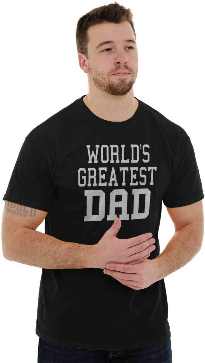imageFathers Day Worlds Greatest Dad Mens Graphic T Shirt TeesBlack
