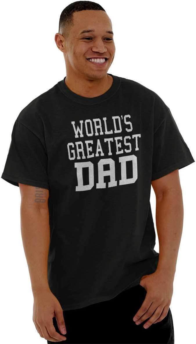 imageFathers Day Worlds Greatest Dad Mens Graphic T Shirt TeesBlack