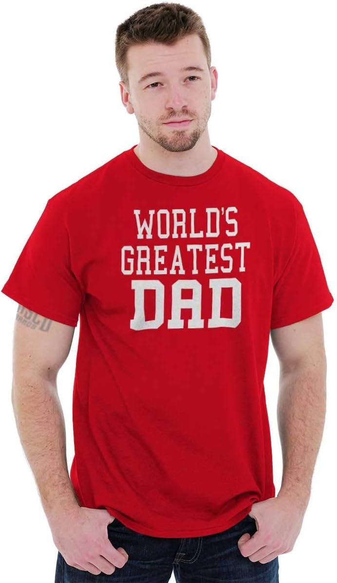 imageFathers Day Worlds Greatest Dad Mens Graphic T Shirt TeesRed