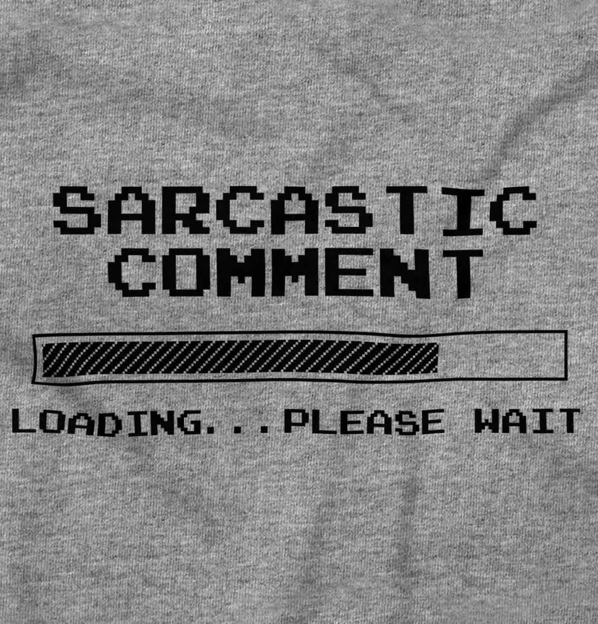 imageFunny Sarcastic Comment Loading T Shirt Humor Graphic Tee for Men and Women Geek Gamer Dad Joke ShirtSport Grey