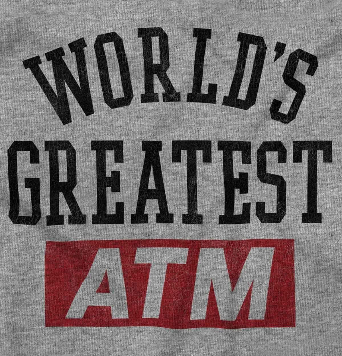 imageFunny Worlds Greatest ATM Dad Joke Mens Graphic T Shirt TeesSport Grey