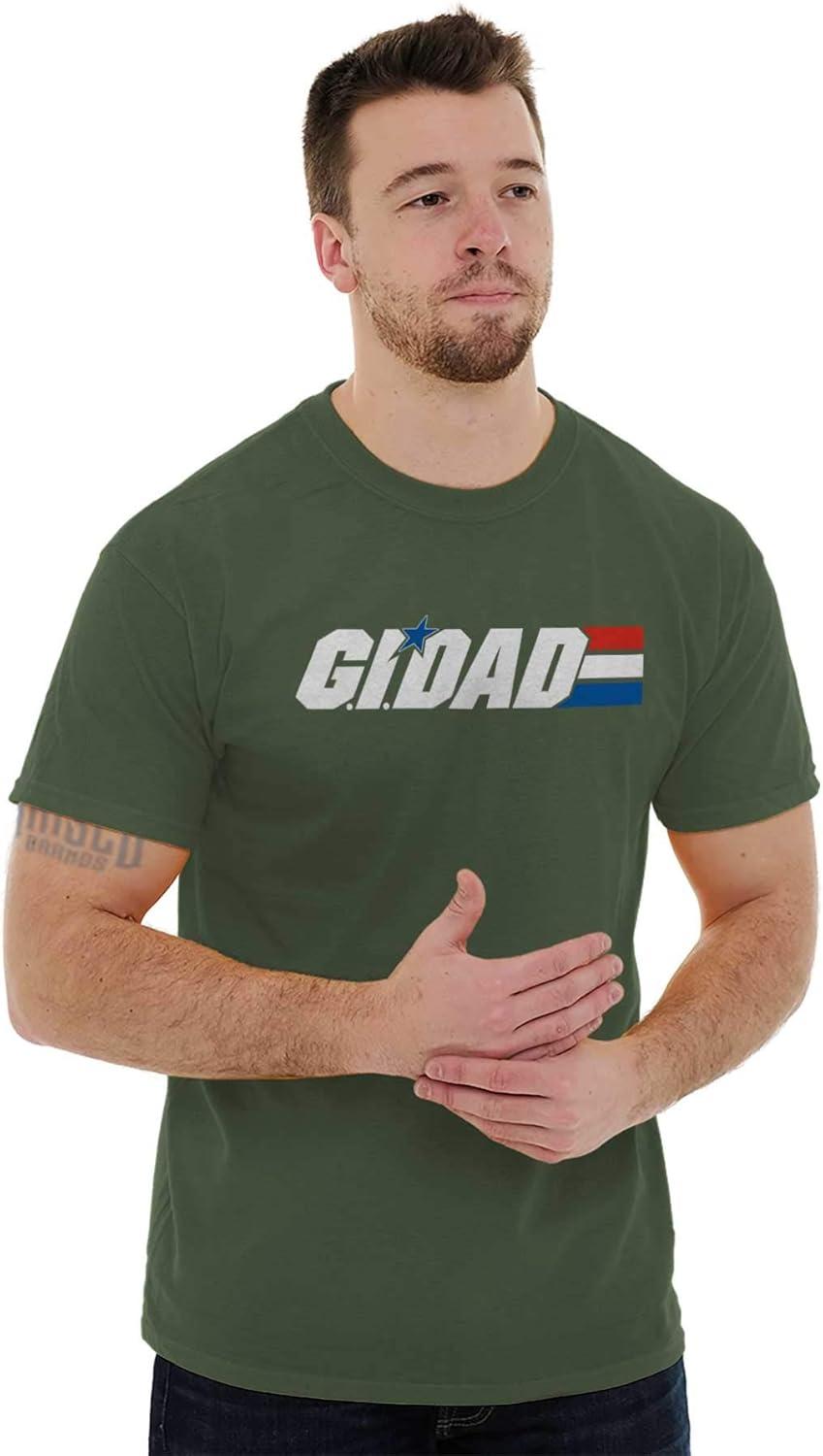 imageGI Dad Military Novelty Fathers Day Mens Graphic T Shirt TeesMilitary Green