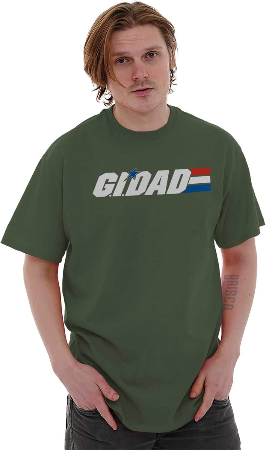 imageGI Dad Military Novelty Fathers Day Mens Graphic T Shirt TeesMilitary Green