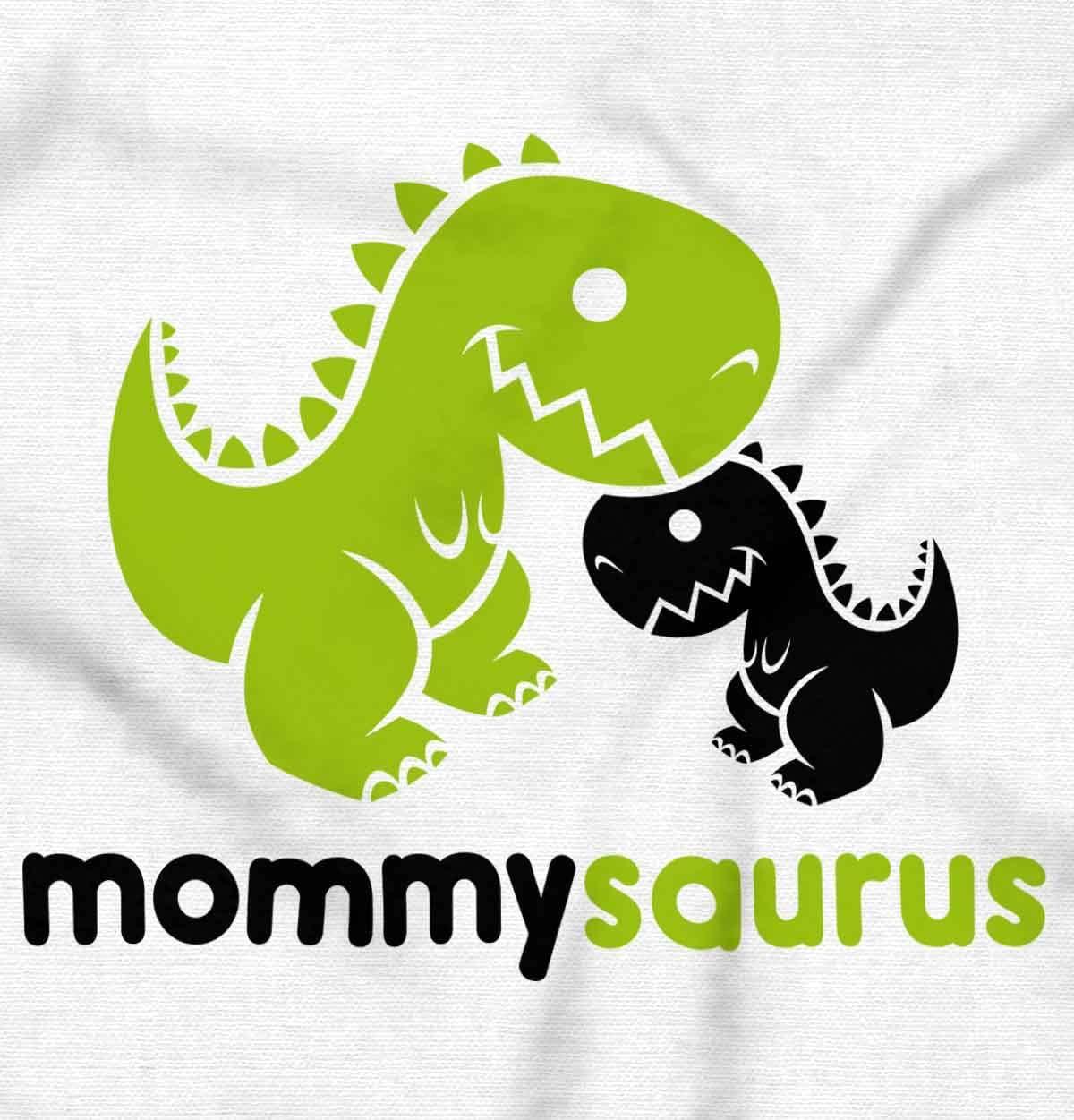 imageMommysaurus Cute Dinosaur Mothers Day Womens Graphic T Shirt TeesWhite