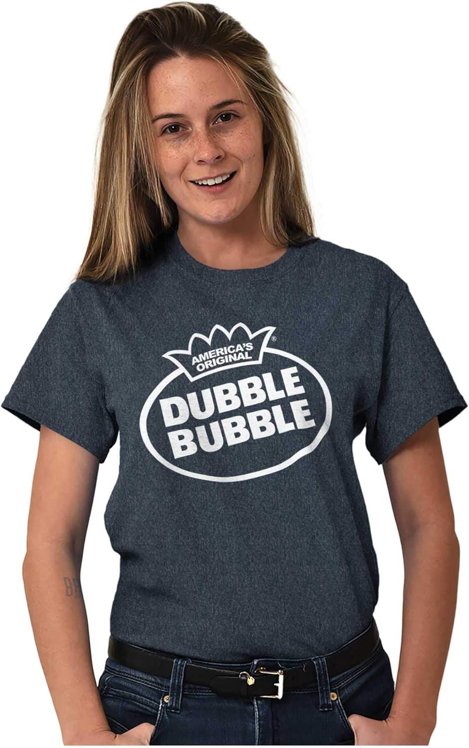 imageOriginal Dubble Bubble Brand Logo Graphic T Shirt Men or WomenHeather Navy