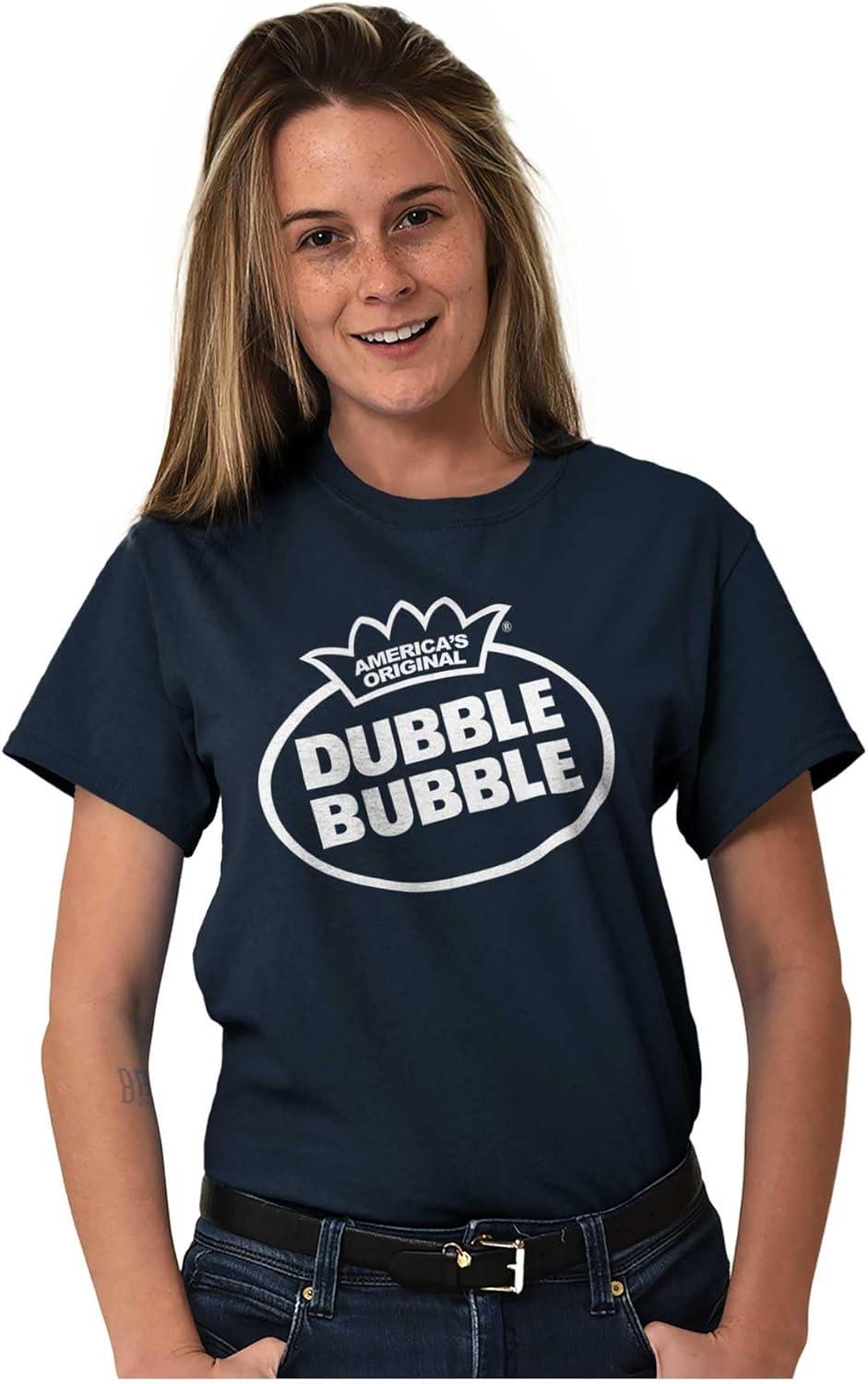 imageOriginal Dubble Bubble Brand Logo Graphic T Shirt Men or WomenHeather Navy