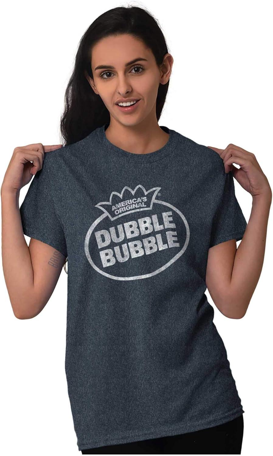 imageRetro Dubble Bubble Vintage Classic Logo Graphic T Shirt Men or WomenHeather Navy