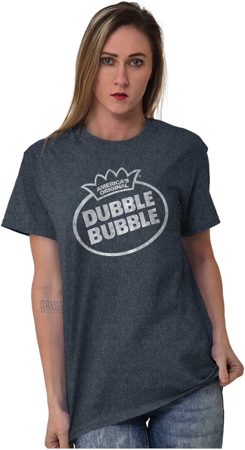 imageRetro Dubble Bubble Vintage Classic Logo Graphic T Shirt Men or WomenHeather Navy