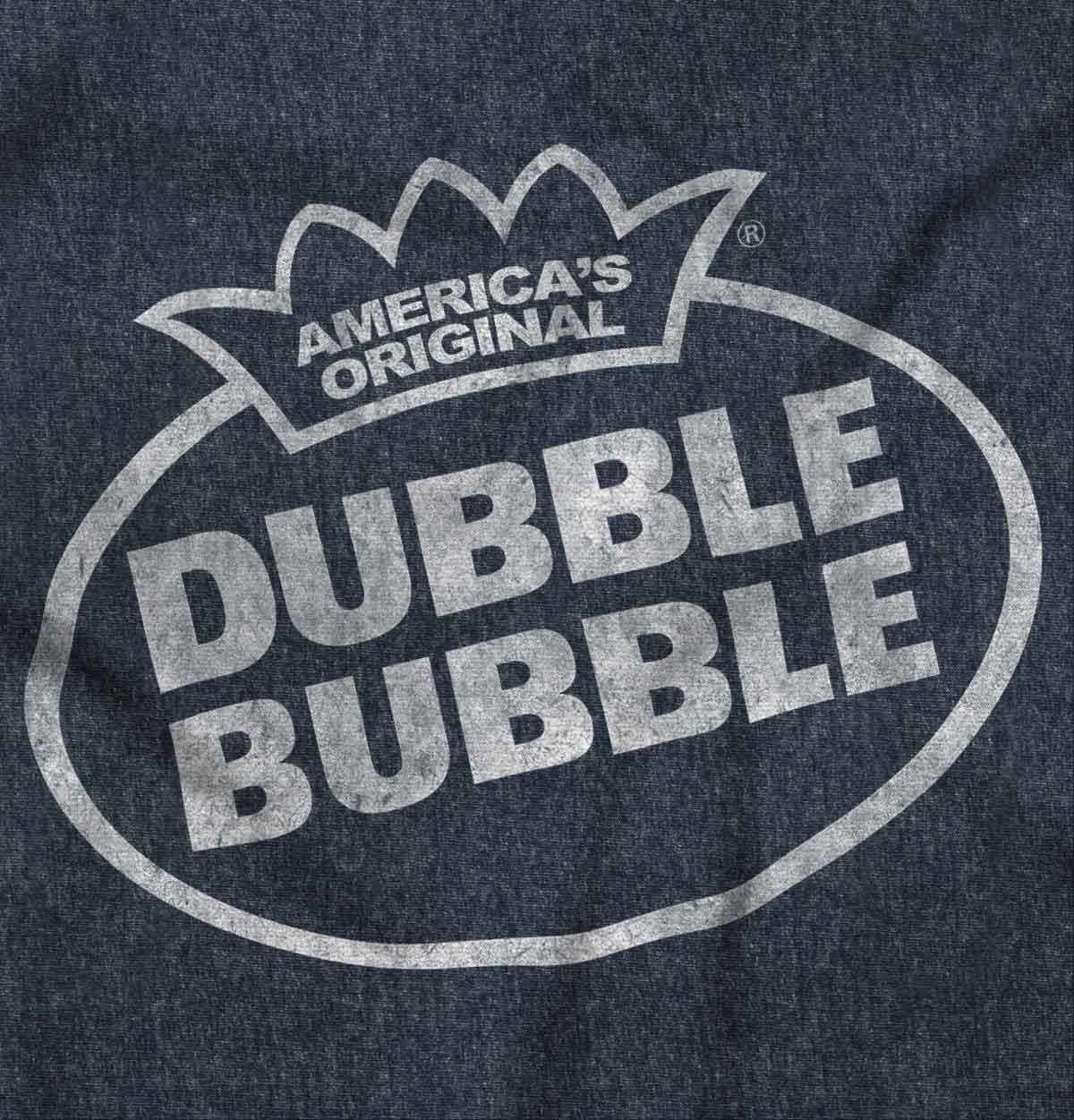 imageRetro Dubble Bubble Vintage Classic Logo Graphic T Shirt Men or WomenHeather Navy