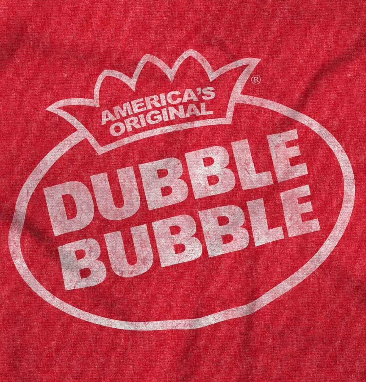 imageRetro Dubble Bubble Vintage Classic Logo Graphic T Shirt Men or WomenHeather Red