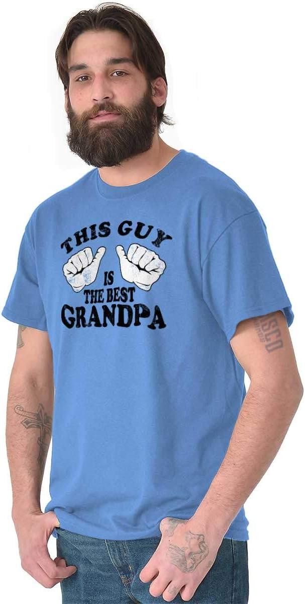imageThis Guy Best Grandpa Grandfather Mens Graphic T Shirt TeesCarolina Blue