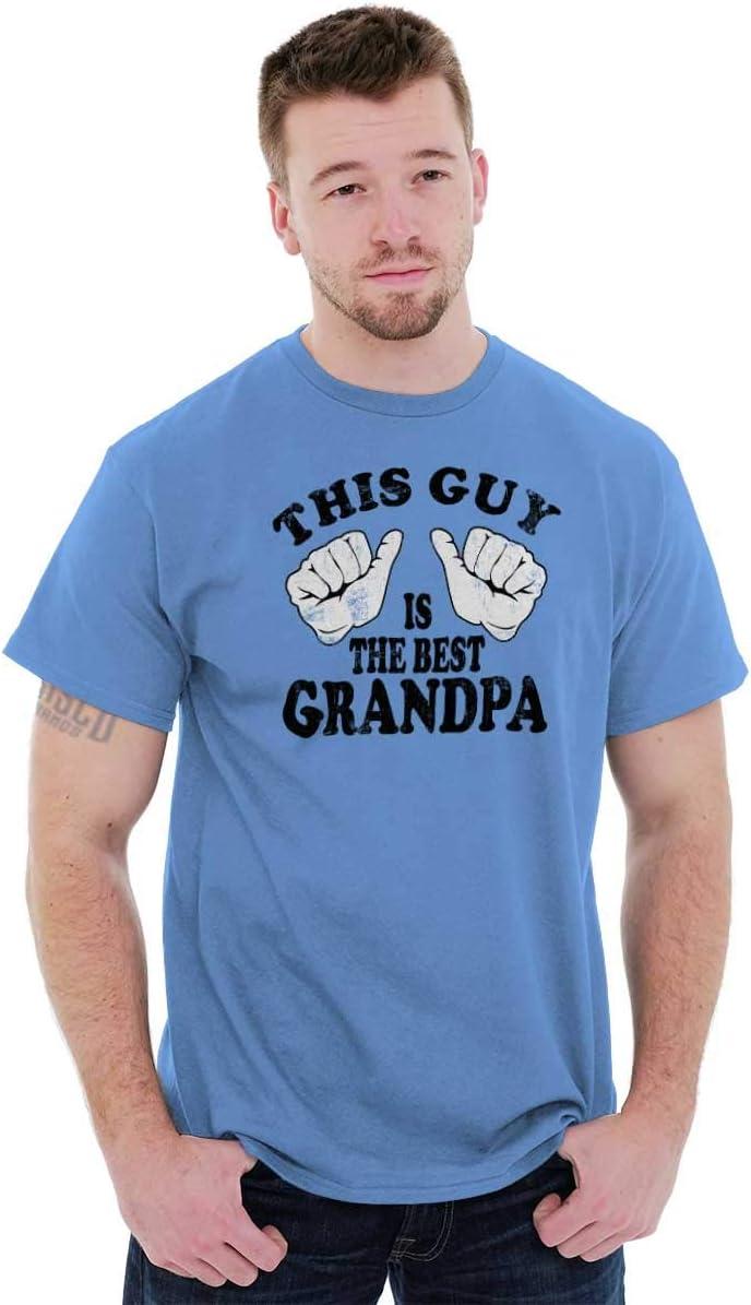 imageThis Guy Best Grandpa Grandfather Mens Graphic T Shirt TeesCarolina Blue