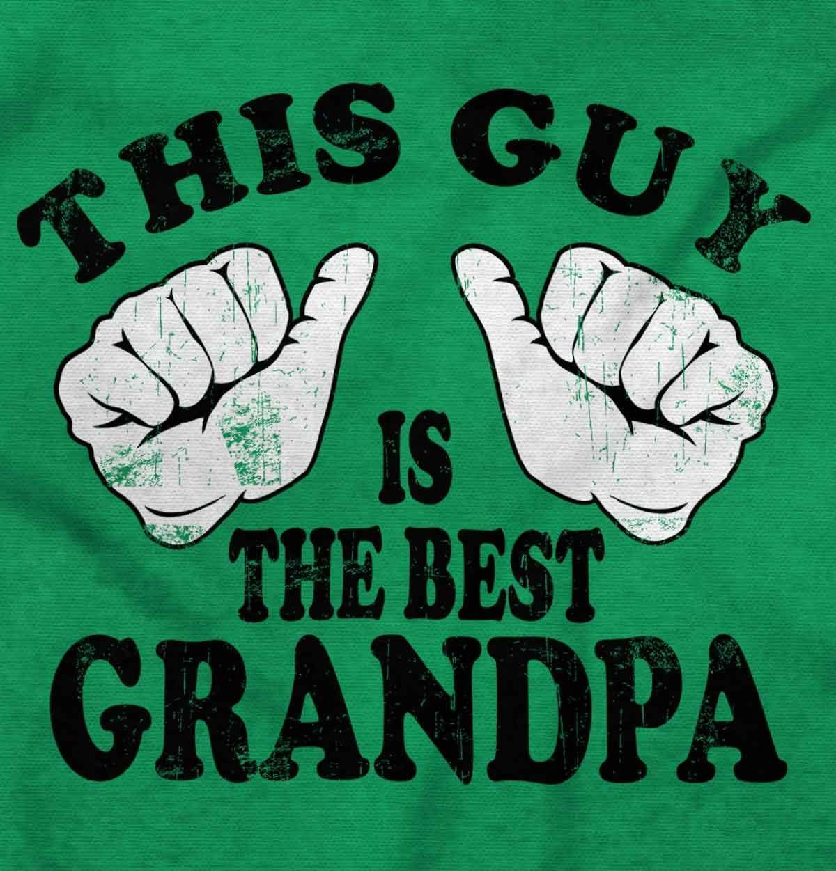 imageThis Guy Best Grandpa Grandfather Mens Graphic T Shirt TeesIrish Green