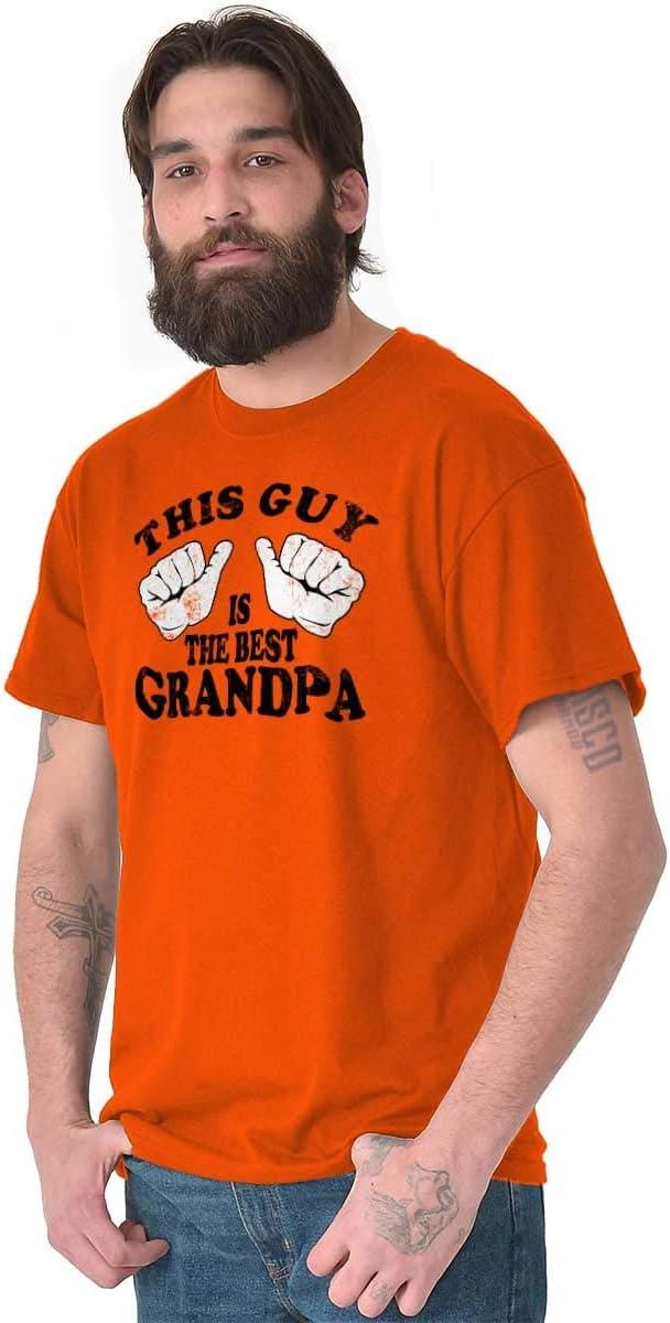 imageThis Guy Best Grandpa Grandfather Mens Graphic T Shirt TeesOrange