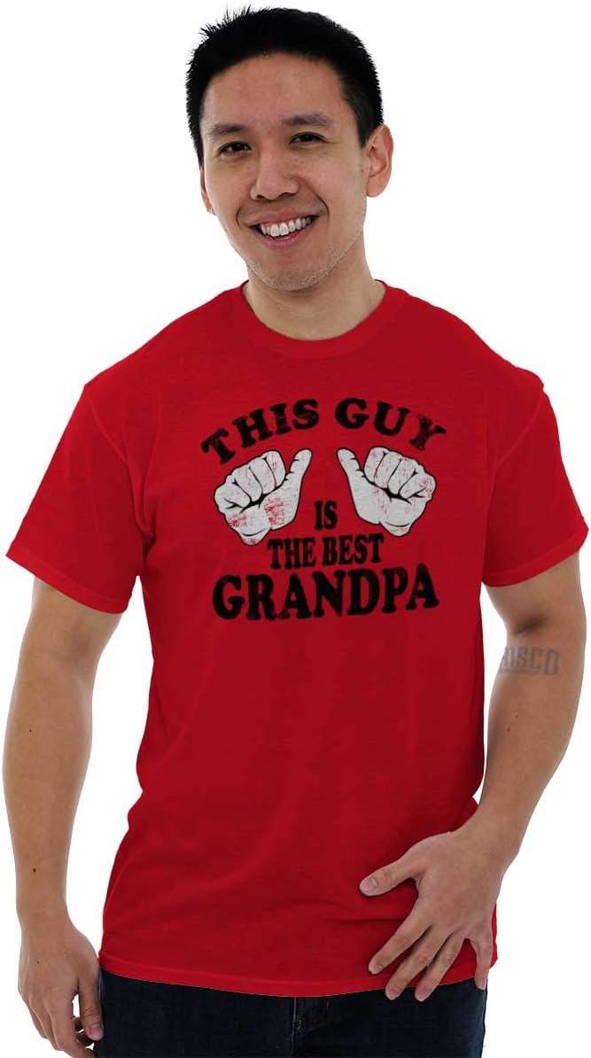 imageThis Guy Best Grandpa Grandfather Mens Graphic T Shirt TeesRed