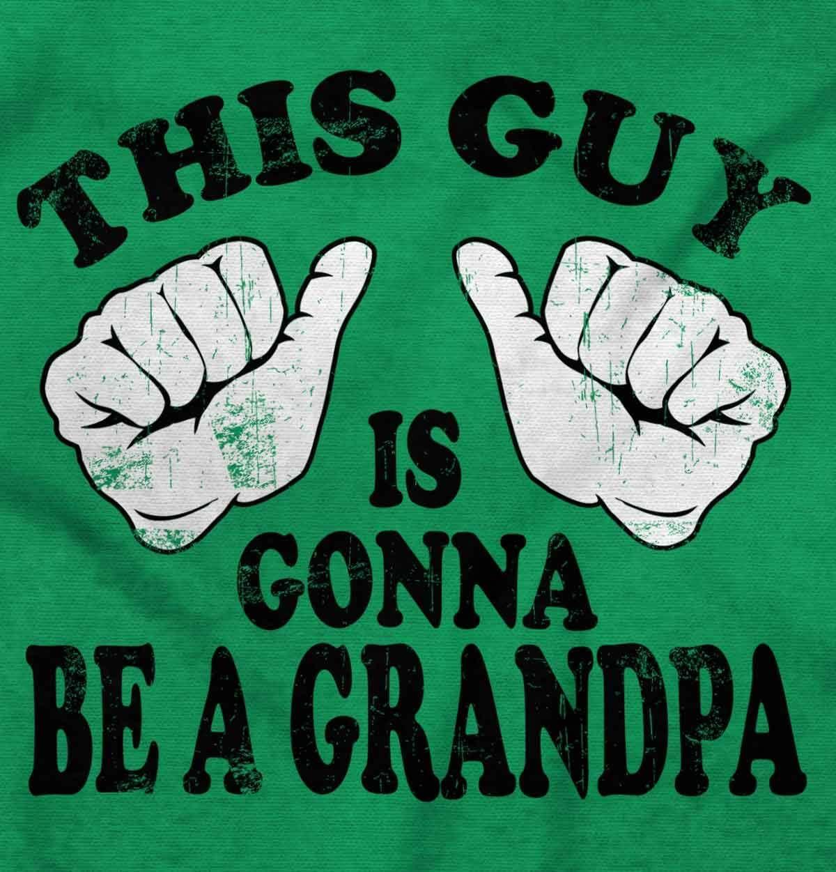 imageThis Guy Grandpa Baby Announcement Mens Graphic T Shirt TeesIrish Green