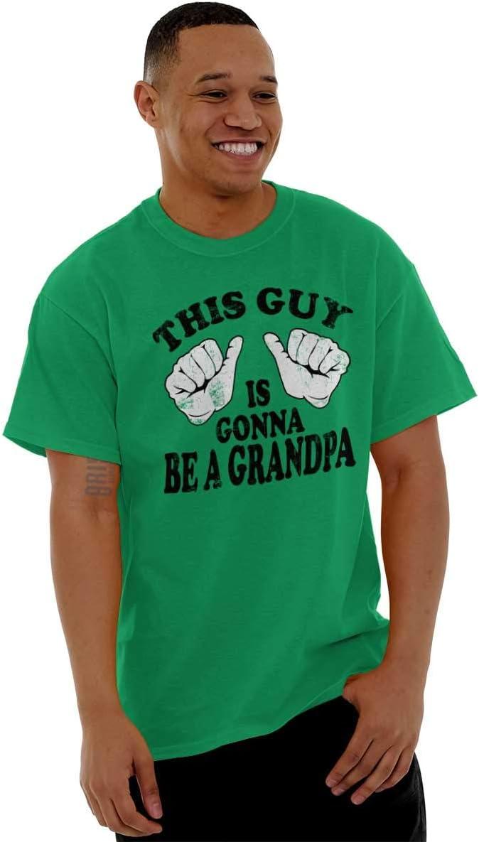imageThis Guy Grandpa Baby Announcement Mens Graphic T Shirt TeesIrish Green