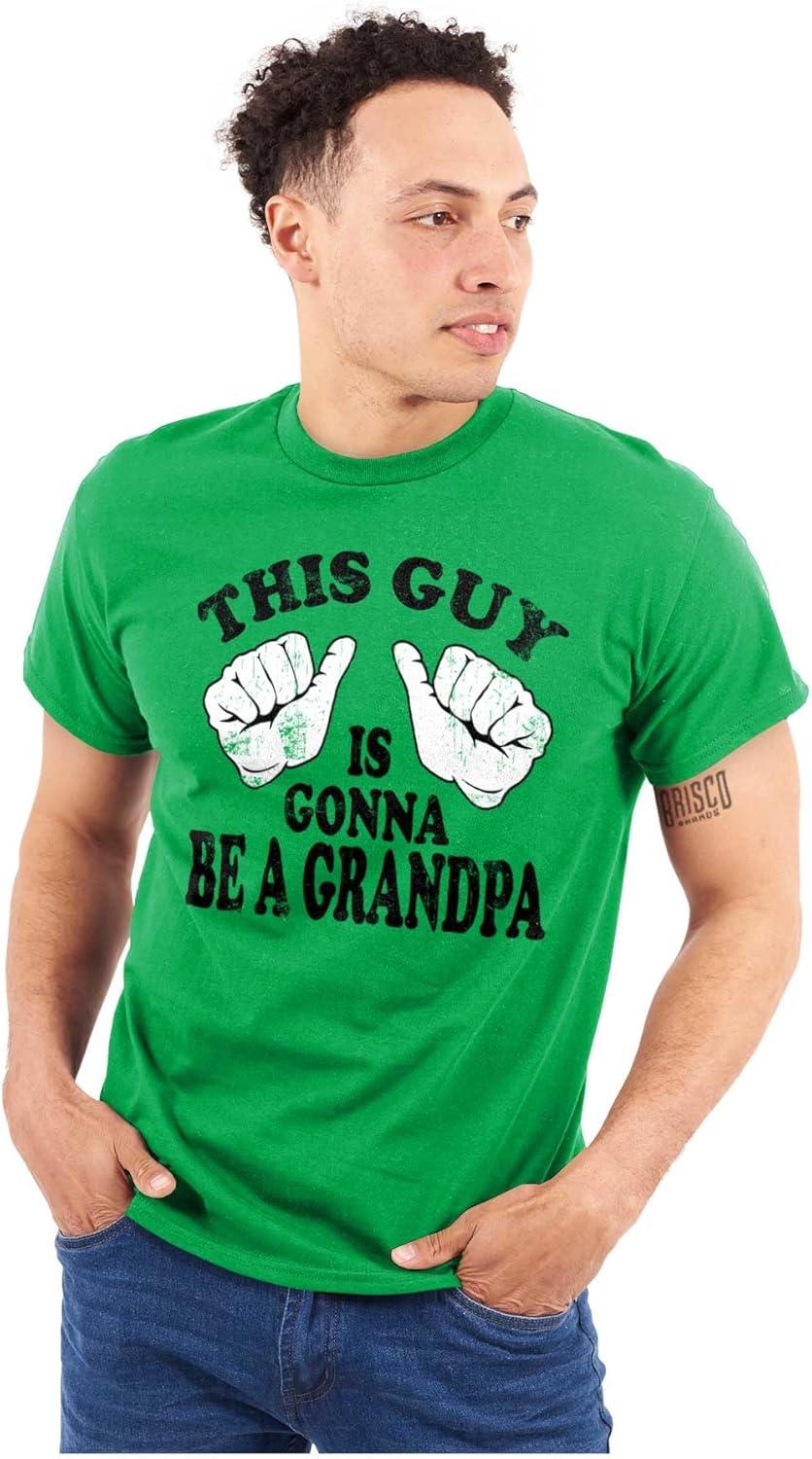imageThis Guy Grandpa Baby Announcement Mens Graphic T Shirt TeesIrish Green