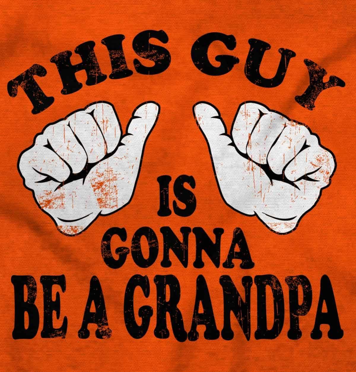 imageThis Guy Grandpa Baby Announcement Mens Graphic T Shirt TeesOrange