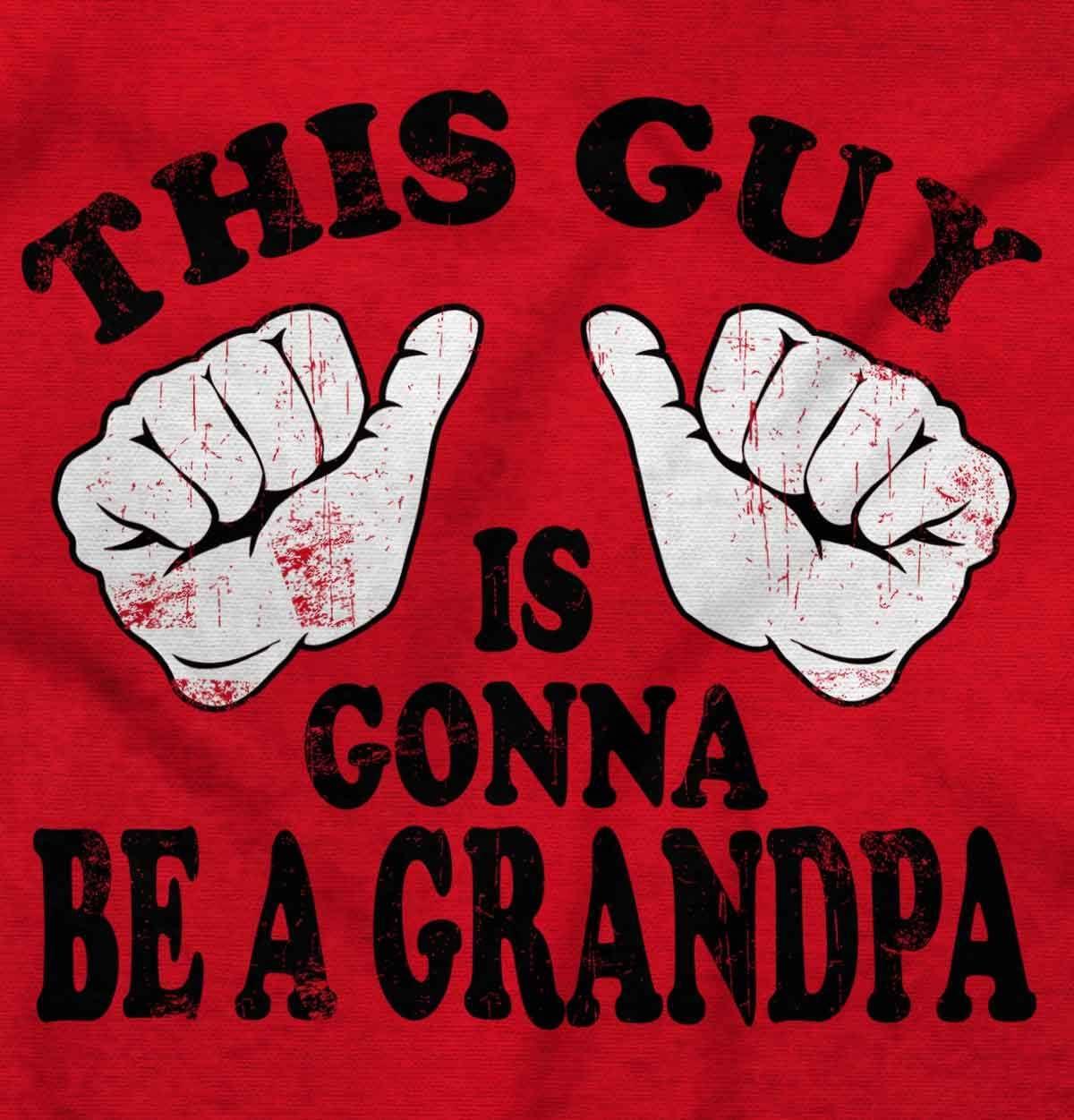 imageThis Guy Grandpa Baby Announcement Mens Graphic T Shirt TeesRed