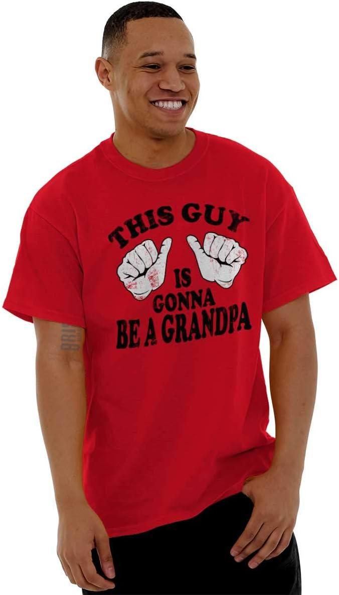 imageThis Guy Grandpa Baby Announcement Mens Graphic T Shirt TeesRed