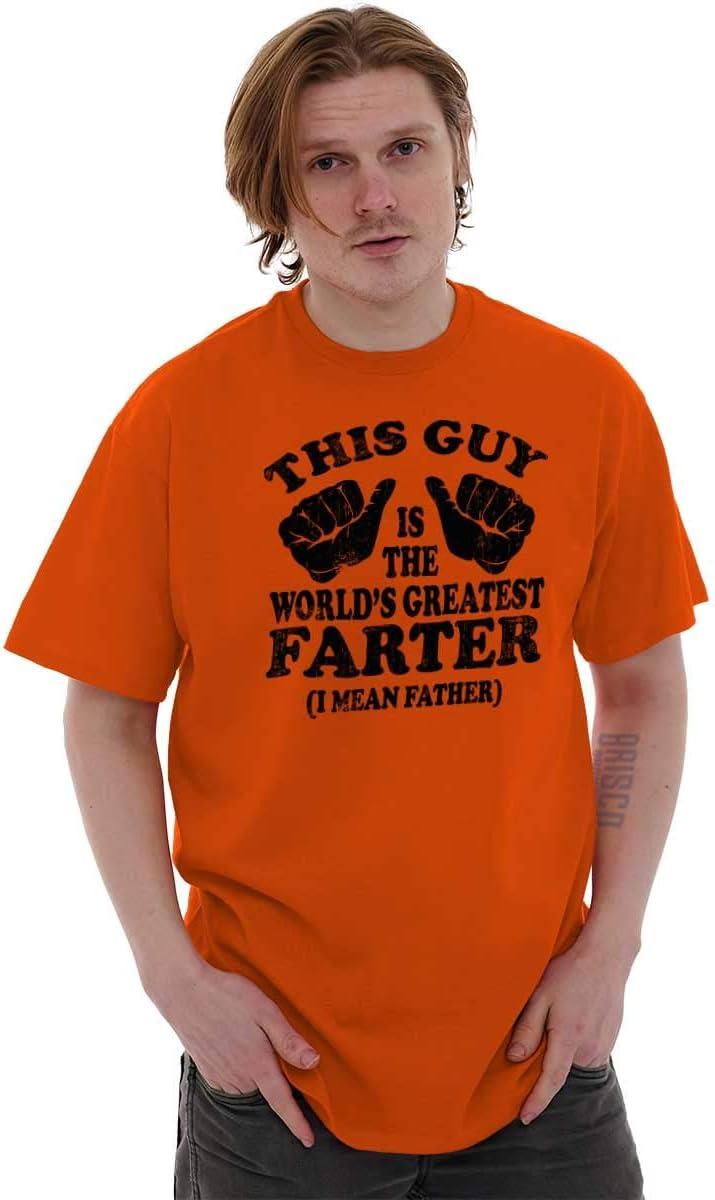 imageThis Guy Worlds Greatest Farter Funny Mens Graphic T Shirt TeesOrange