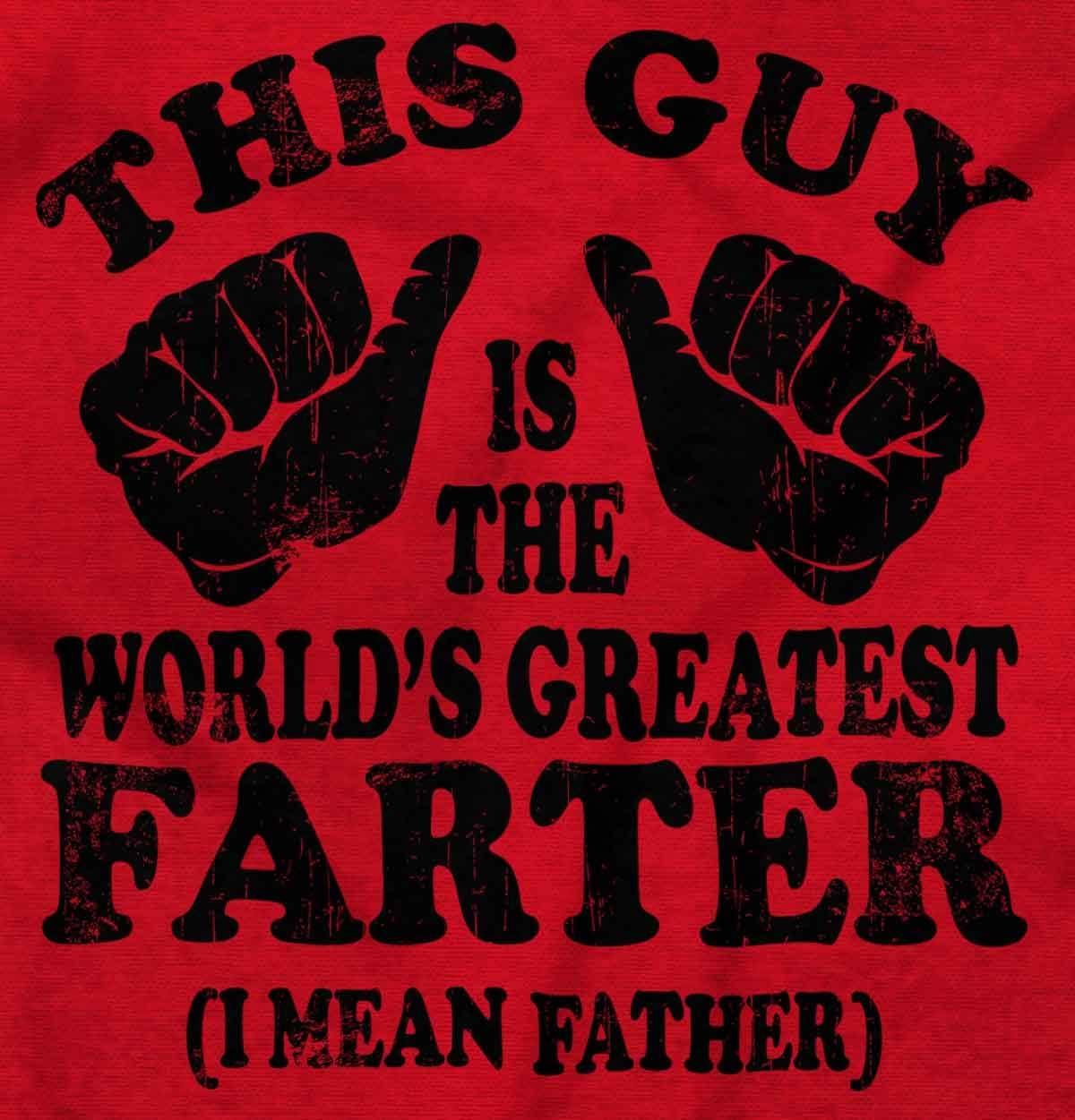 imageThis Guy Worlds Greatest Farter Funny Mens Graphic T Shirt TeesRed
