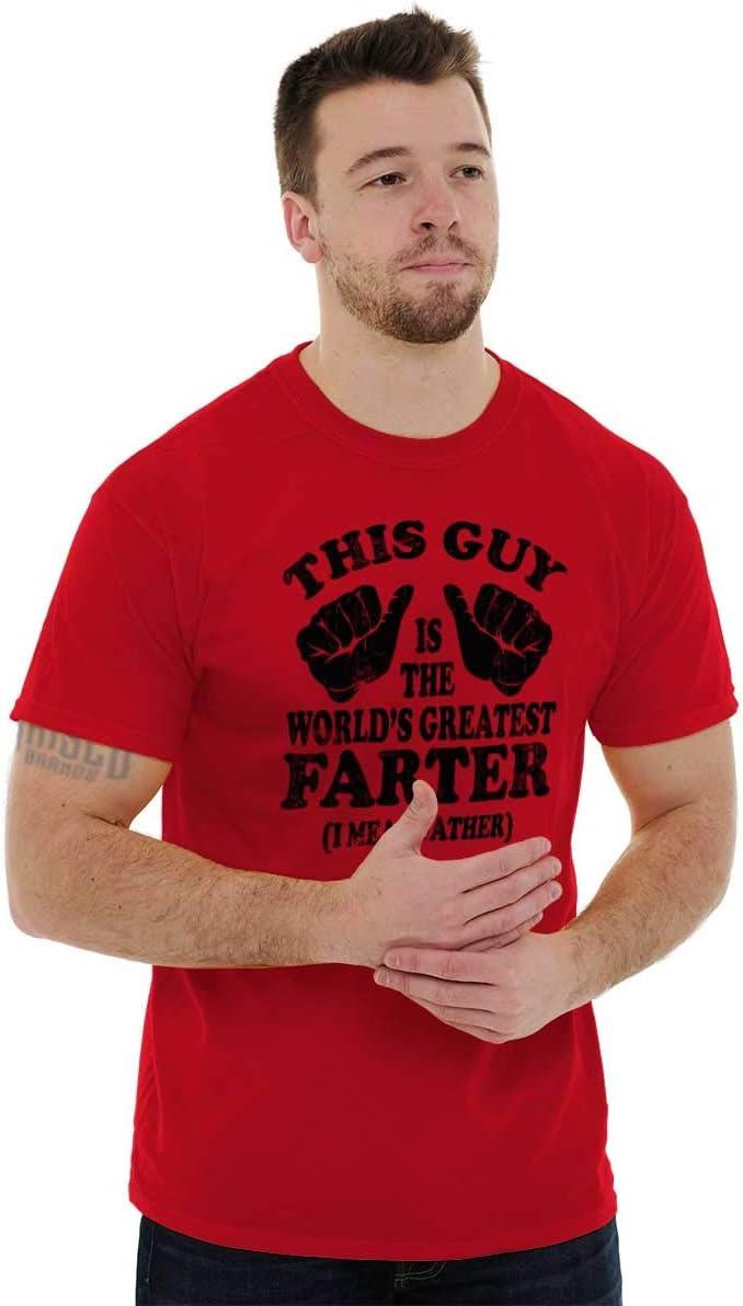 imageThis Guy Worlds Greatest Farter Funny Mens Graphic T Shirt TeesRed