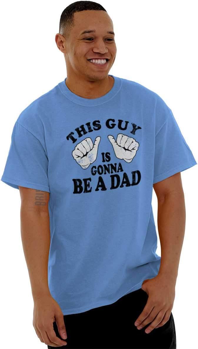 imageThis Guy is Gonna Be a Dad Expecting Mens Graphic T Shirt TeesCarolina Blue