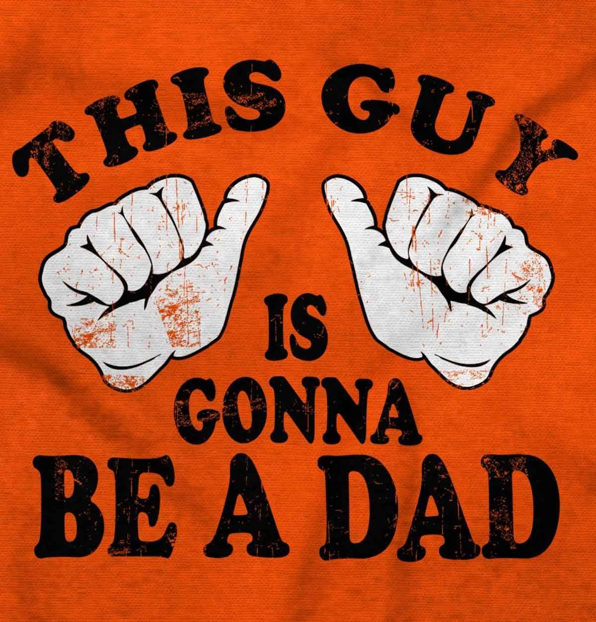 imageThis Guy is Gonna Be a Dad Expecting Mens Graphic T Shirt TeesOrange