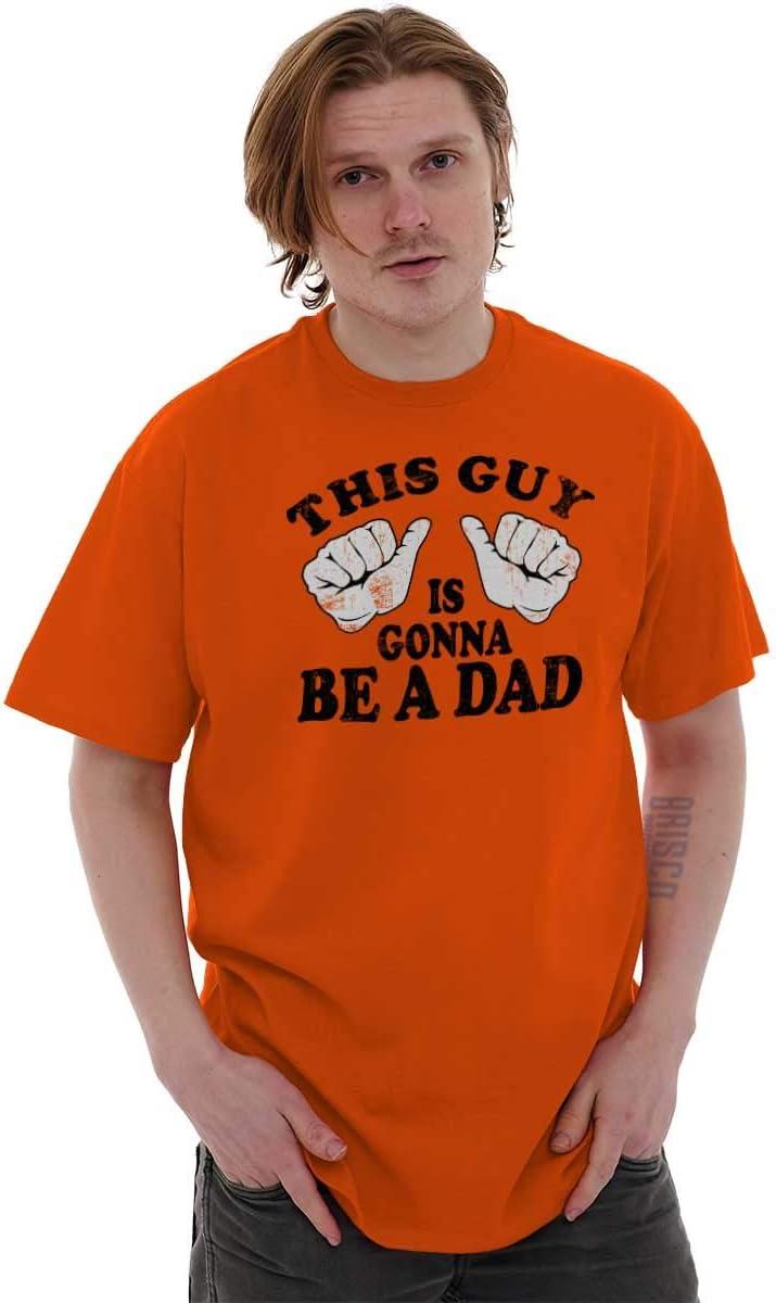 imageThis Guy is Gonna Be a Dad Expecting Mens Graphic T Shirt TeesOrange