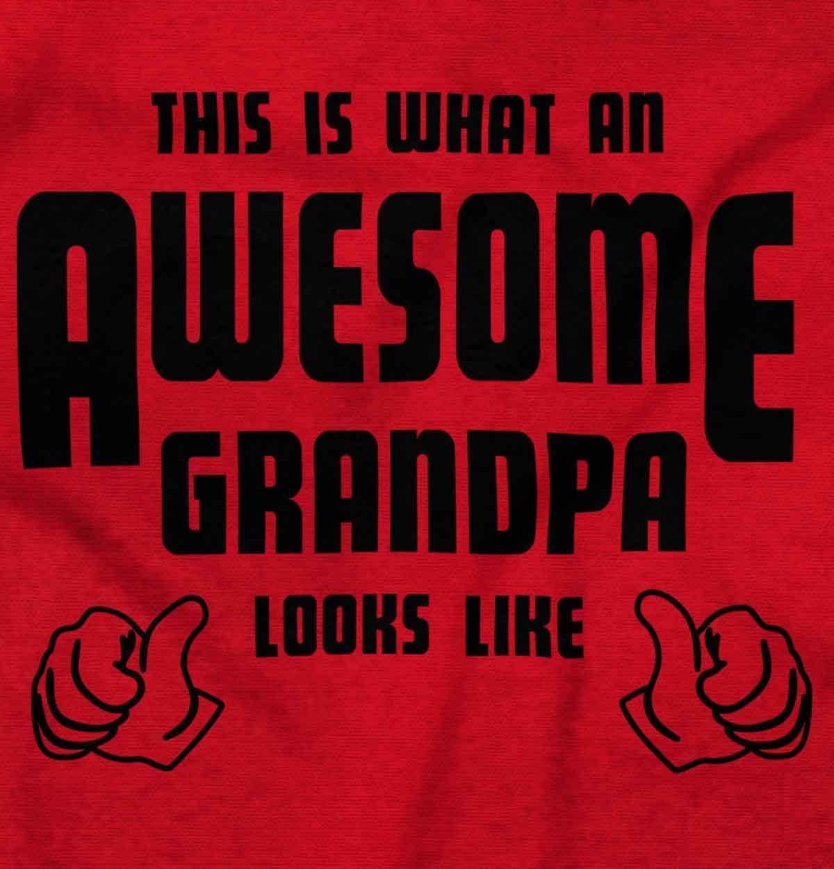 imageWhat An Awesome Grandpa Looks Like Zip Hoodie Sweatshirt MenRed