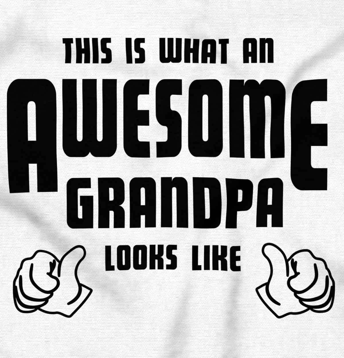 imageWhat An Awesome Grandpa Looks Like Zip Hoodie Sweatshirt MenWhite