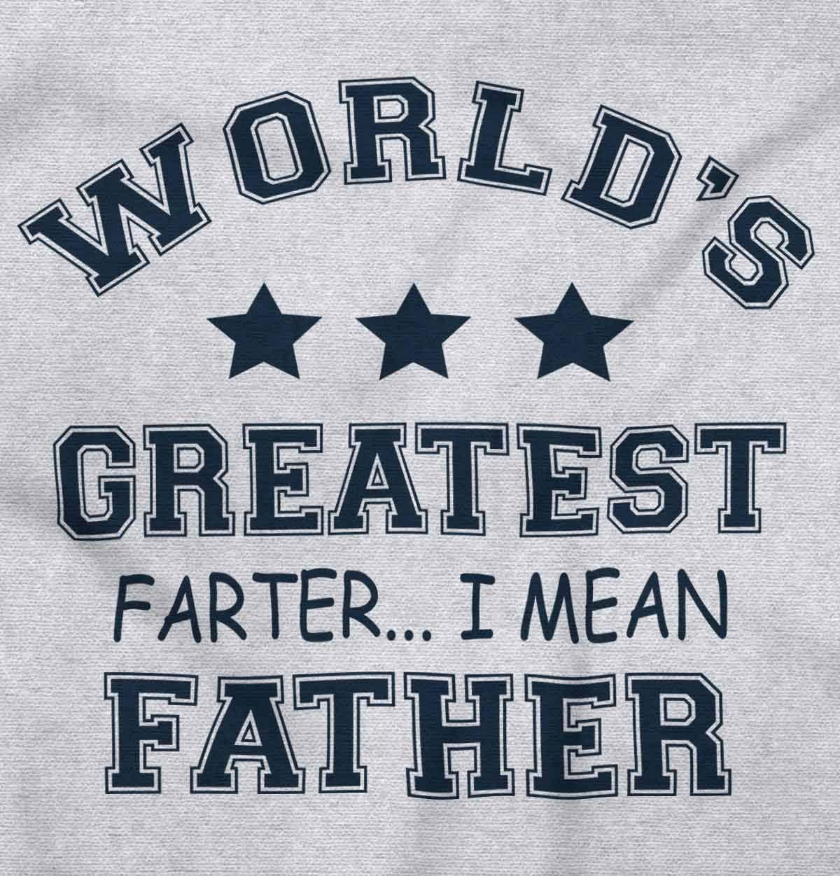 imageWorlds Greatest Farter Father Funny Mens Graphic T Shirt TeesAsh Grey