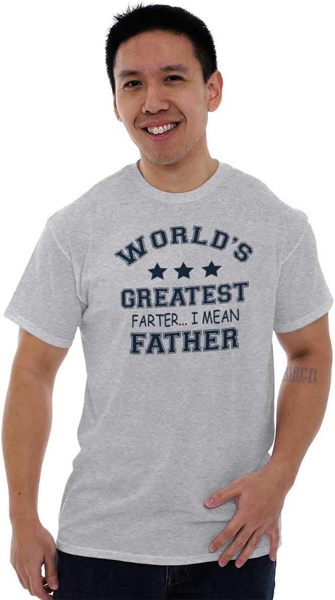 imageWorlds Greatest Farter Father Funny Mens Graphic T Shirt TeesAsh Grey