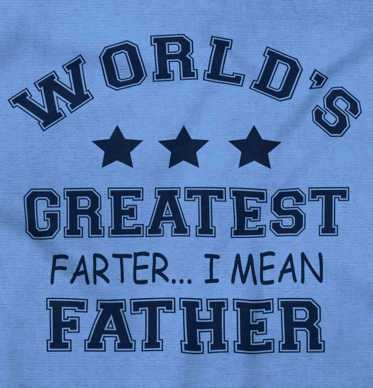 imageWorlds Greatest Farter Father Funny Mens Graphic T Shirt TeesCarolina Blue