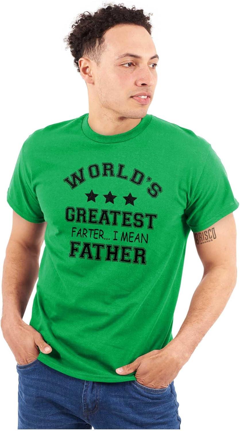 imageWorlds Greatest Farter Father Funny Mens Graphic T Shirt TeesIrish Green