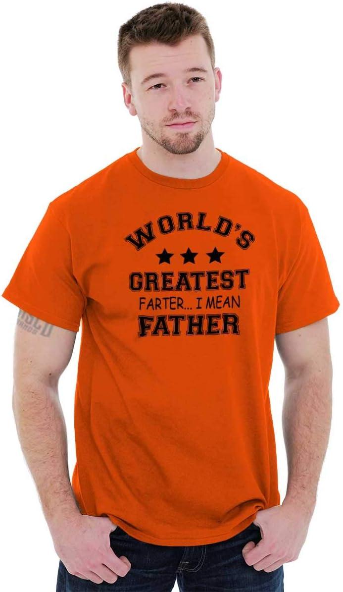 imageWorlds Greatest Farter Father Funny Mens Graphic T Shirt TeesOrange