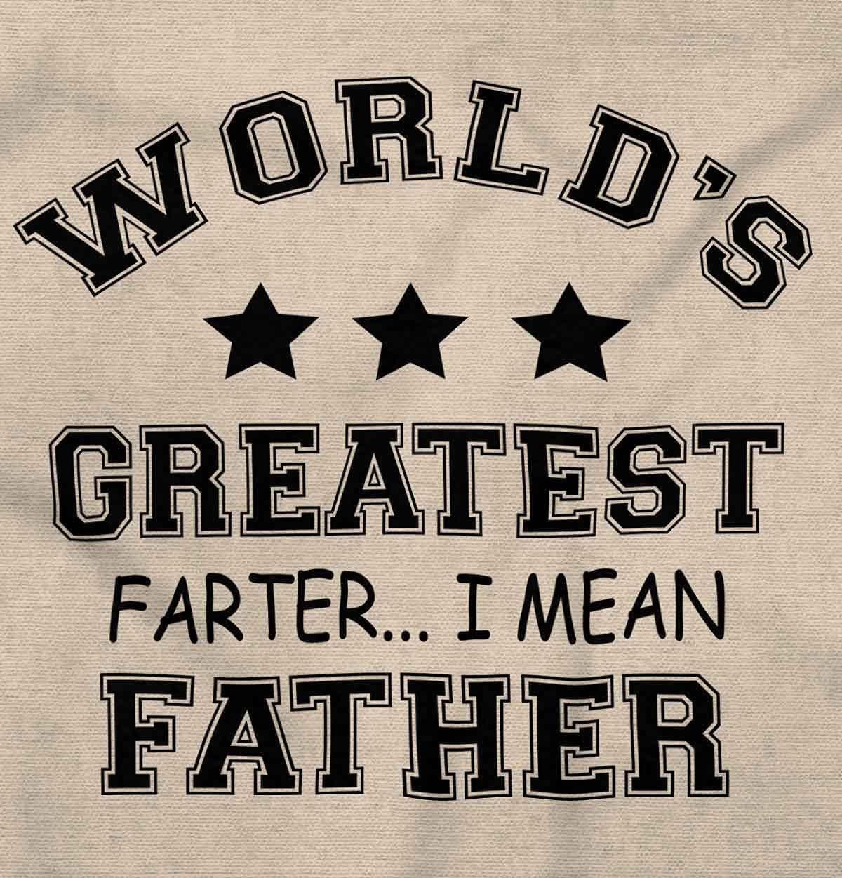 imageWorlds Greatest Farter Father Funny Mens Graphic T Shirt TeesSand