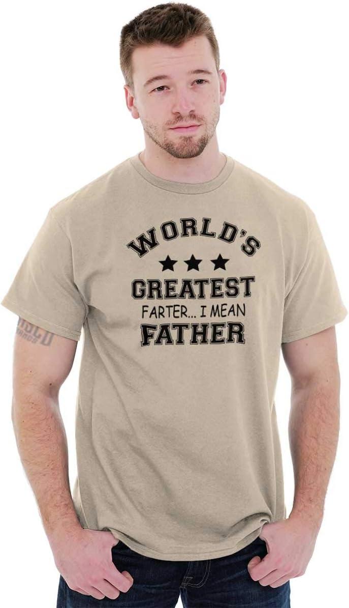 imageWorlds Greatest Farter Father Funny Mens Graphic T Shirt TeesSand