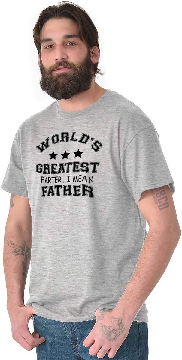 imageWorlds Greatest Farter Father Funny Mens Graphic T Shirt TeesSport Grey