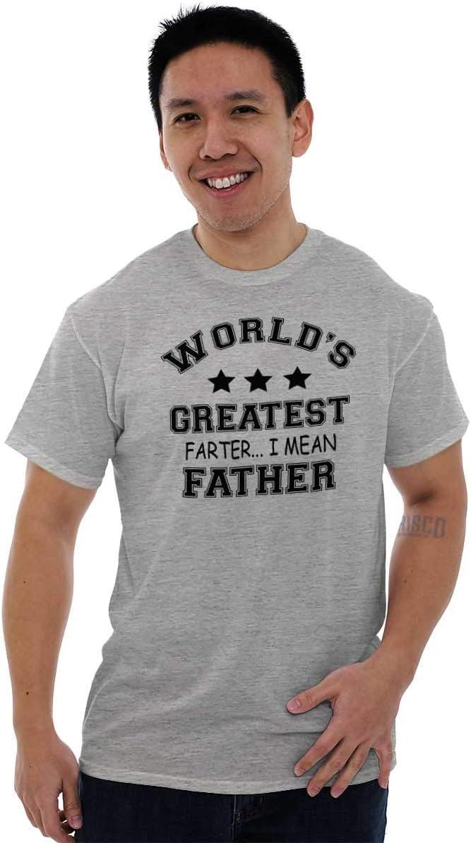 imageWorlds Greatest Farter Father Funny Mens Graphic T Shirt TeesSport Grey