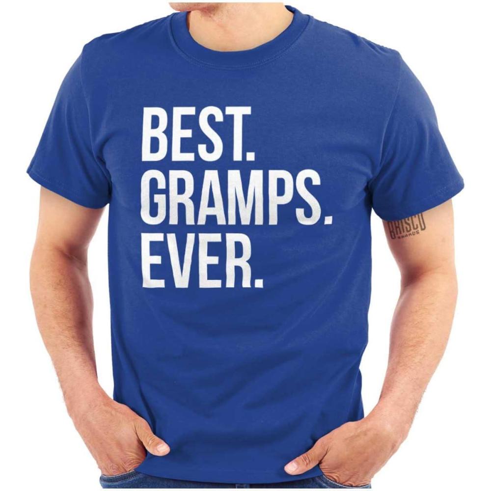 imageBest Gramps Ever Grandpa Grandfather Mens Graphic T Shirt TeesRoyal
